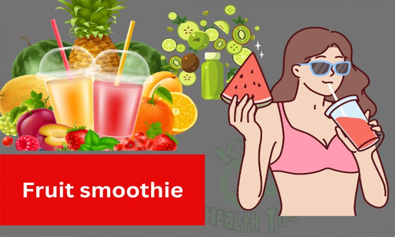 Summer Energy Drinks - fruit smoothie